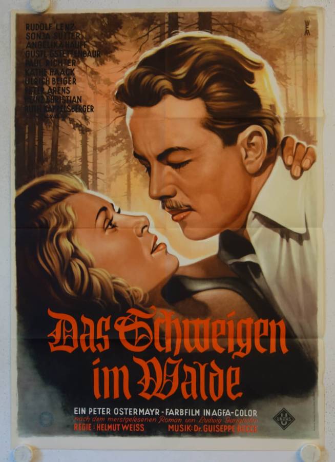 Das Schweigen im Walde originales deutsches Filmplakat